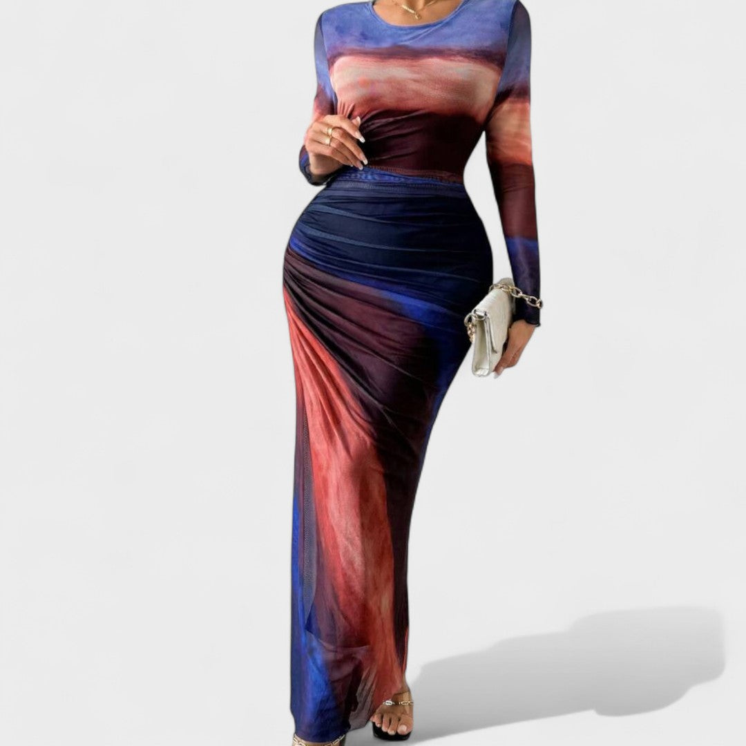 Joana - Vestido Elegante de Manga Comprida