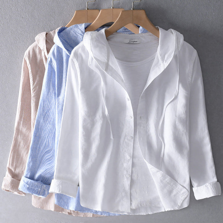 Fátima - Blusa de Algodão com Capuz