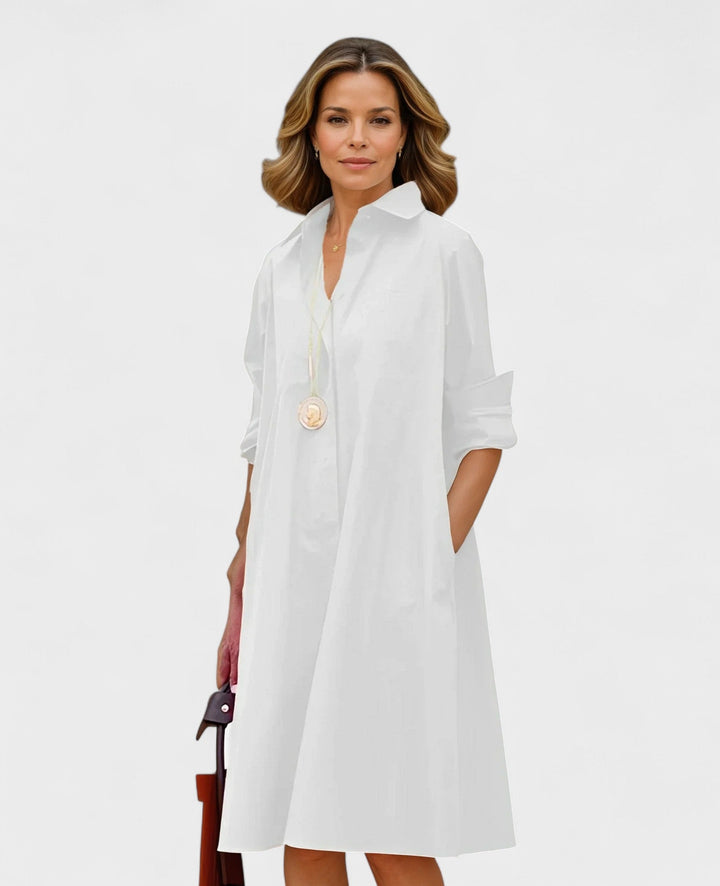 Cárla – Vestido Preto com Bolsos