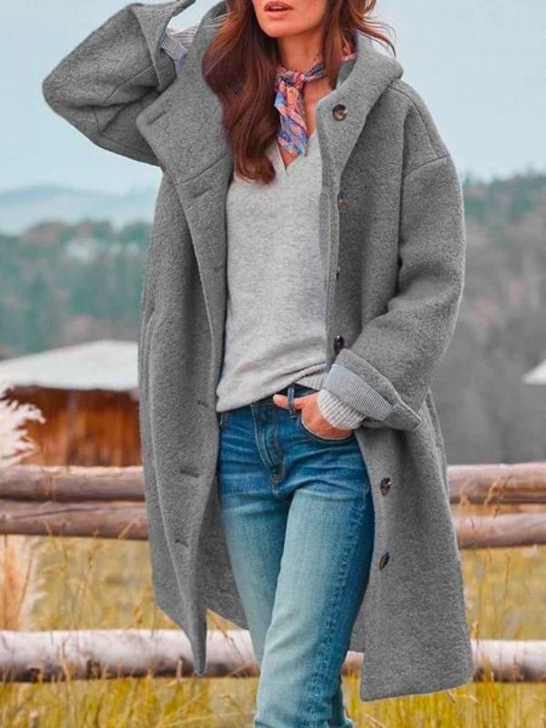 Amélia - Casaco de inverno comprido e elegante