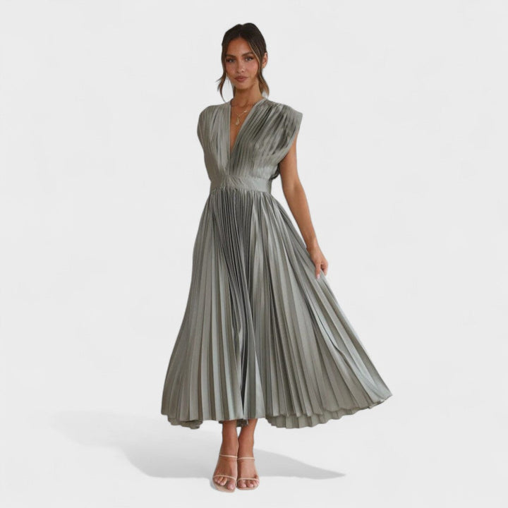 Eduarda - Vestido midi elegante