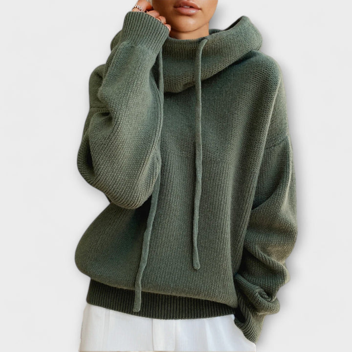 Hannah - Sweatshirt de Malha com Capuz