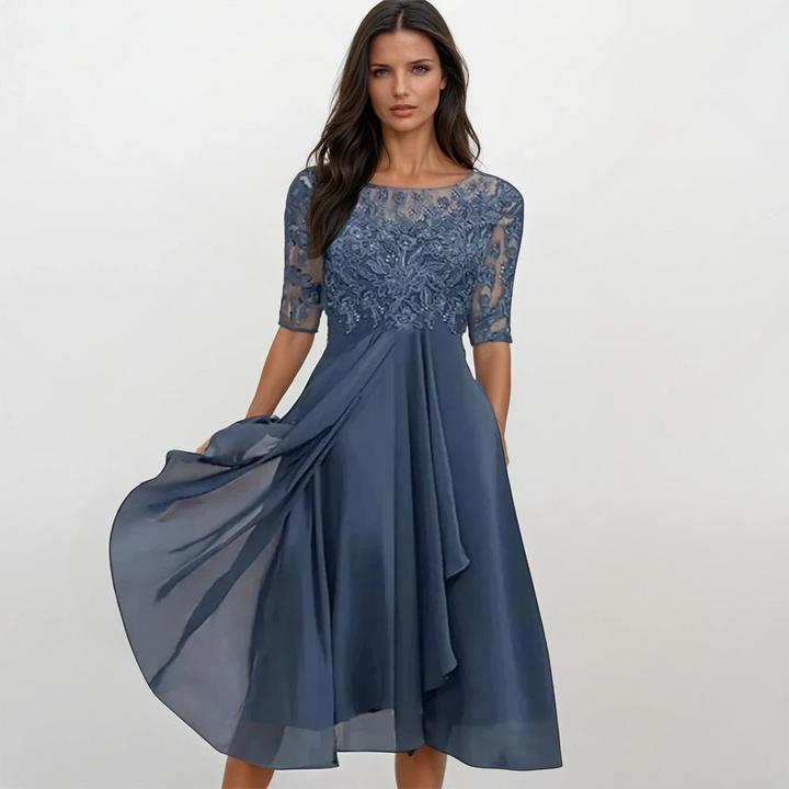 Sara - Vestidos Elegantes para Convidadas de Casamento