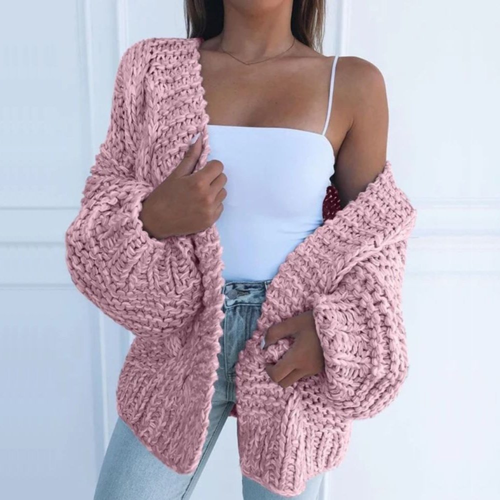 Eleanor - Cardigan Relaxado de Malha