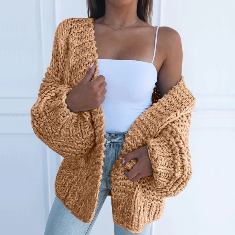 Eleanor - Cardigan Relaxado de Malha