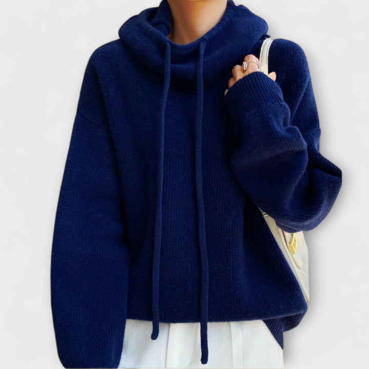 Hannah - Sweatshirt de Malha com Capuz